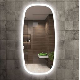 Venti Breza lustro 45x90 cm prostokątne z oświetleniem