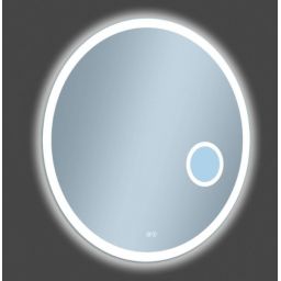 Venti Radson lustro 80 cm okrągłe z oświetleniem z matą grzewczą