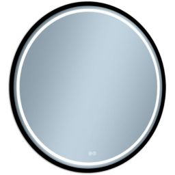 Venti Baltic lustro 70 cm okrągłe z matą grzewczą czarne