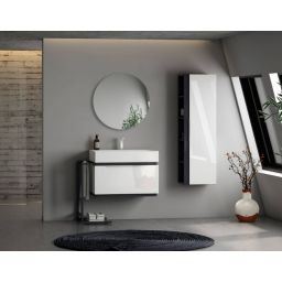 Venti Koło Led lustro 60 cm okrągłe z oświetleniem