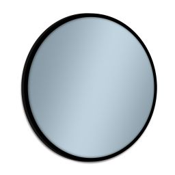 Venti Rund lustro 80x80 cm okrągłe czarny