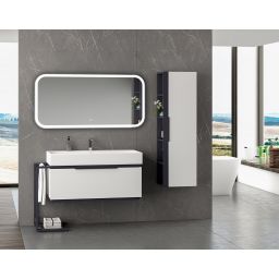 Venti Prima lustro 120x60 cm prostokątne z oświetleniem biały