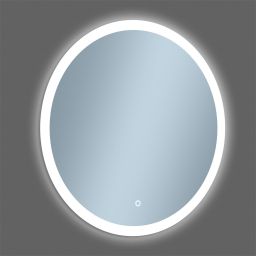 Venti Ring lustro 60x60 cm okrągłe z oświetleniem