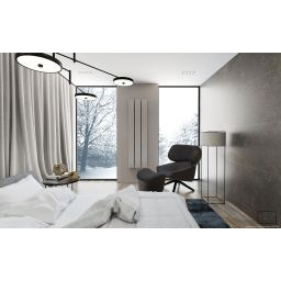 Kermi Beams grzejnik dekoracyjny 180x32 cm podłączenie dolne biały D1N1018320101XK