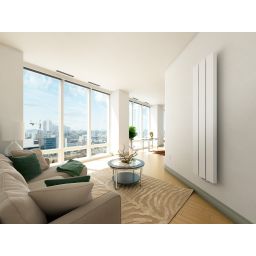 Kermi Beams grzejnik dekoracyjny 180x49 cm podłączenie dolne biały D1N1018490101XK