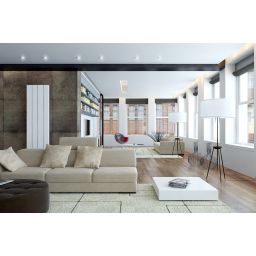 Kermi Beams grzejnik dekoracyjny 180x49 cm podłączenie dolne biały D1N1018490101XK