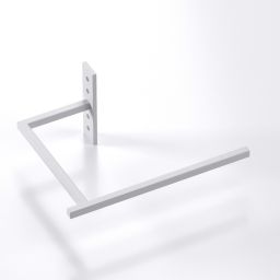 Kermi Niva poręcz do grzejnika 24 cm biała ZC01160013