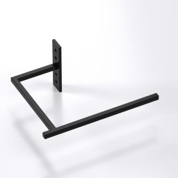 Kermi Niva poręcz do grzejnika 24 cm czarna ZC01160014
