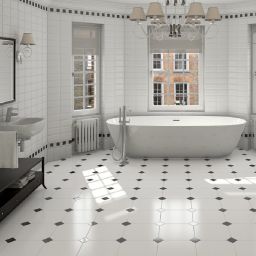 Vives Monocolor płytka ścienno-podłogowa 31,6x31,6 cm biała