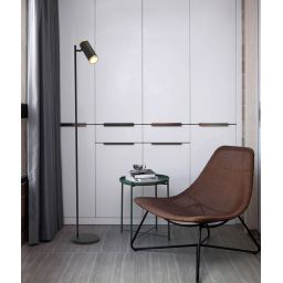 Aviano Toulouse lampa stojąca 1x10 W czarna 3003-104