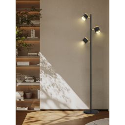 Aviano Toulouse lampa stojąca 3x7 W czarna 3003-304S