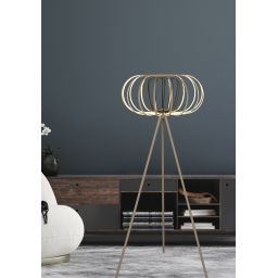 Aviano Salo lampa stojąca 1x48 W czarna-piaskowa 3033-113S