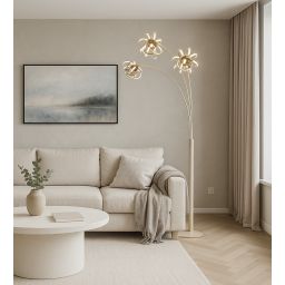 Aviano Salo lampa stojąca 26W czarna-piaskowa 3033-313