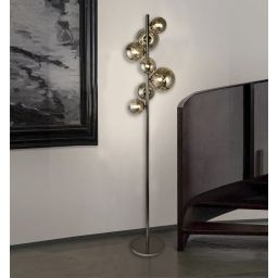 Aviano Sevilla lampa stojąca czarna-chrom 3214-1010