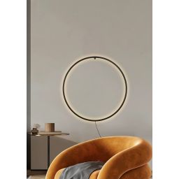 Aviano Scopello lampa ścienna 1x18 W czarny 4025-102M