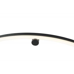 Aviano Scopello lampa ścienna 1x18 W czarny 4025-102M