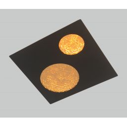 Aviano Toulon lampa podsufitowa 30 W czarna-złota 4044-304M