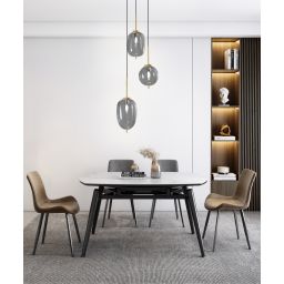 Aviano Belleville lampa wisząca 3x40 W czarna 5007-302