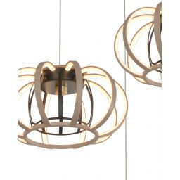 Aviano Salo lampa wisząca 45W czarna-piaskowa 5033-313