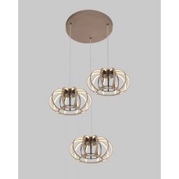 Aviano Salo lampa wisząca 45W czarna-piaskowa 5033-313