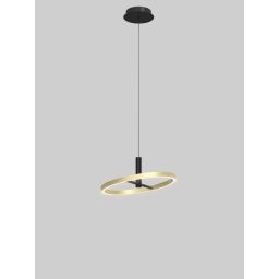 Aviano Brest lampa wisząca 1x19 W czarna 6016-104L