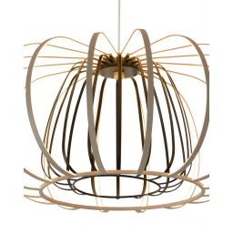 Aviano Salo lampa wisząca 55 W czarna-piaskowa 6033-113