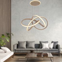 Aviano Bandol lampa wisząca 60 W piaskowa 6064-113