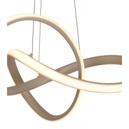 Aviano Bandol lampa wisząca 1x38 W piaskowa 6064113S