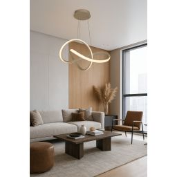 Aviano Bandol lampa wisząca 1x38 W piaskowa 6064113S