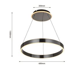 Aviano Marling lampa wisząca 50W złota-matowa 6072-204