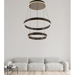 Aviano Marling lampa wisząca 72W czarna-chrom 6072-305