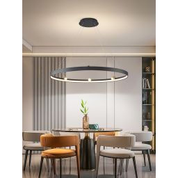 Aviano Pignano lampa wisząca 1x54 W czarna-złota 6206-0710