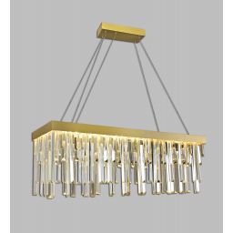 Aviano Lauret lampa wisząca 1x37 W złota 6208-0115