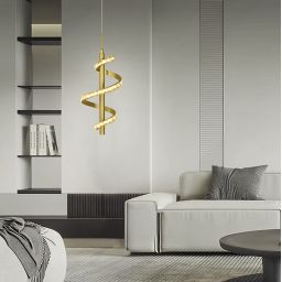 Aviano Claret lampa wisząca 1x9 W złota 6209-0115