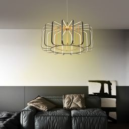 Aviano Xara lampa wisząca 1x35 W czarna-złota-matowa 6210-0110L