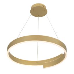 Aviano Martialo lampa wisząca 1x36 W złota 6212-0115