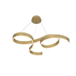 Aviano Martialo lampa wisząca 1x48 W złota-matowa 6213-0115