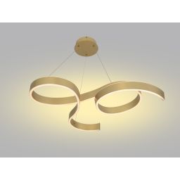 Aviano Martialo lampa wisząca 1x48 W złota-matowa 6213-0115