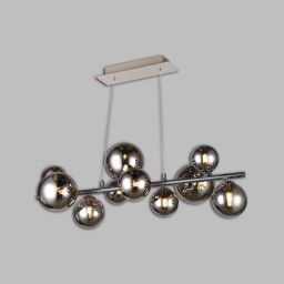 Aviano Sevilla lampa wisząca czarna-chrom 6214-1010