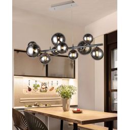 Aviano Sevilla lampa wisząca czarna-chrom 6214-1010