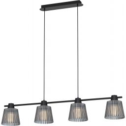 Aviano Mitica lampa wisząca 4x40 W czarna 6219-0410