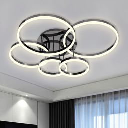 Aviano Perpignon lampa podsufitowa 5x16 W czarna 9049-605