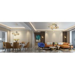 Aviano Metz lampa wisząca 14x3,5 W złota 7015-1404