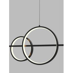 Aviano Messina lampa wisząca 5x8 W czarna 7030-502