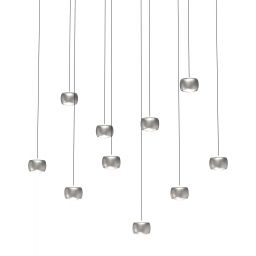 Aviano Quiberon lampa wisząca 55 W szampan-nikiel 7039-1003