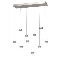 Aviano Quiberon lampa wisząca 55 W szampan-nikiel 7039-1003