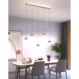 Aviano Quiberon lampa wisząca 27 W szampan-nikiel 7039-503