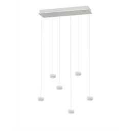 Aviano Quiberon lampa wisząca 33 W biała 7039-608