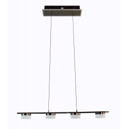 Aviano Cassis lampa wisząca 24 W czarna-chrom 7066-502