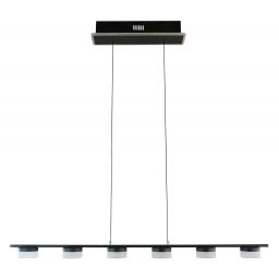 Aviano Cassis lampa wisząca 33 W czarna-chrom 7066-702